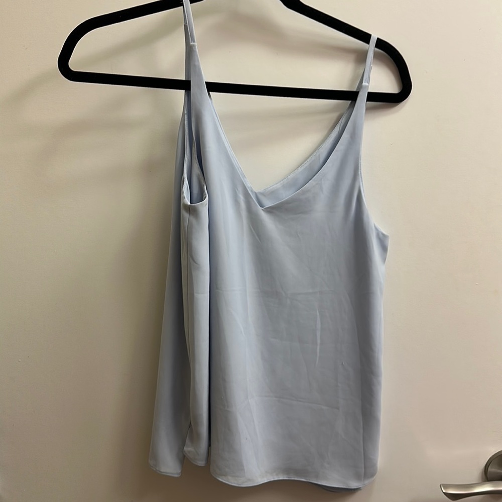 TopShop size 4 pale blue shirt